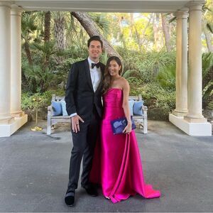 Like NEW SOLACE LONDON TIFFANY GOWN in CERISE